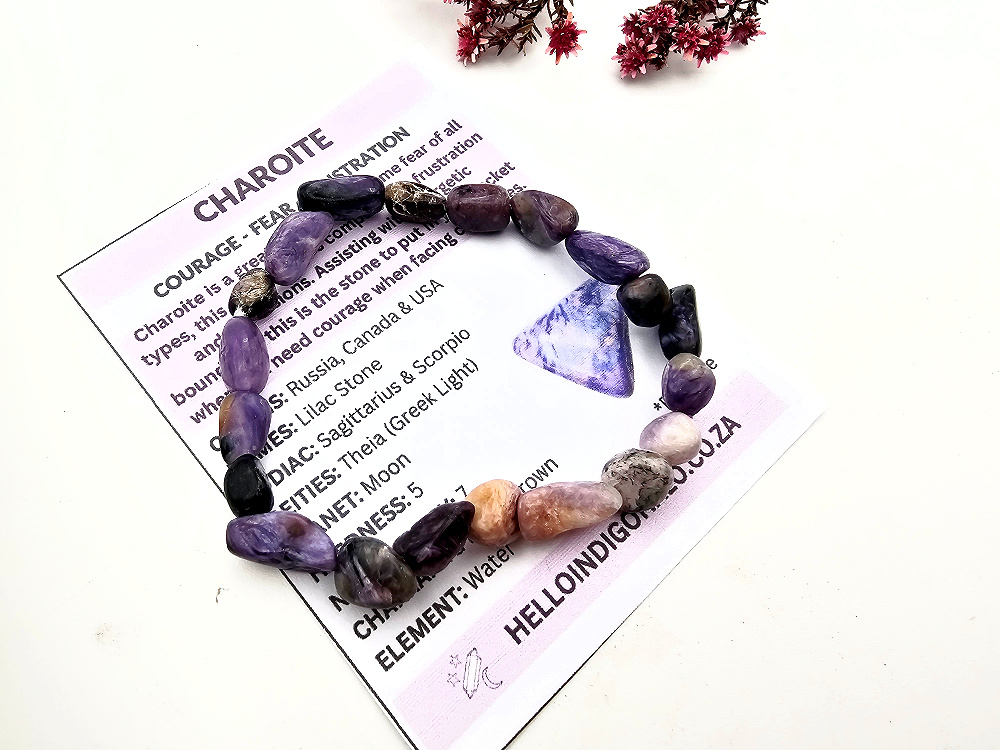 Charoite Nugget Bangle Charoite Nugget Bangle