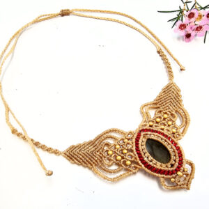 Hello Indigo Halo Online Store Choker Necklace Macrame