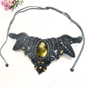 Hello Indigo Halo Online Store Choker Necklace Macrame