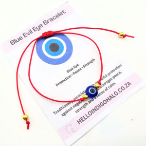 Evil Eye Red String Bracelet - Blue Eye