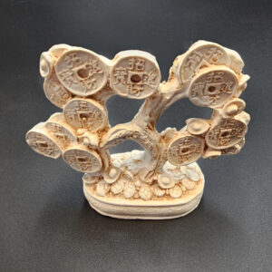 Hello Indigo Halo Online Store Feng Shui Money Tree White (8cm)