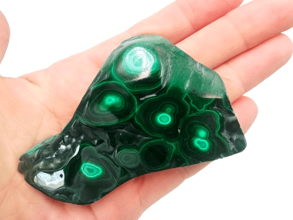Green Malachite Polished Freeform C (111g) Green Malachite Polished Freeform C (111g)