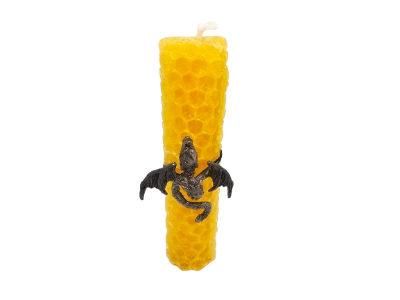 Hand-Rolled Beeswax Dragon Candle (8-10cm) Hand-Rolled Beeswax Dragon Candle (8-10cm)