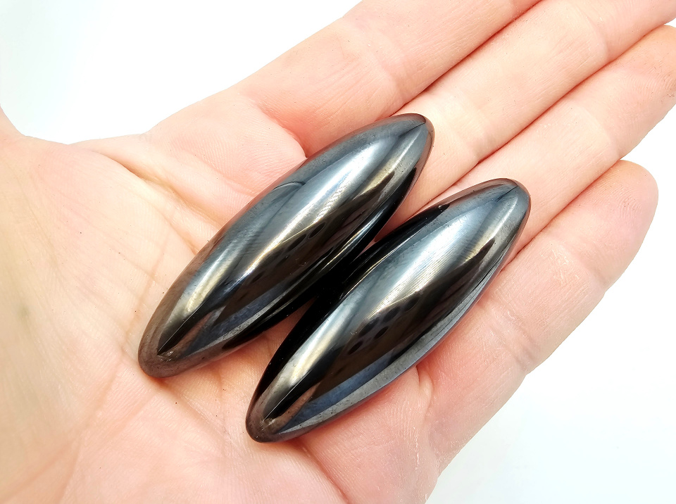 Hematite Olive Magnets Set Hematite Olive Magnets Set
