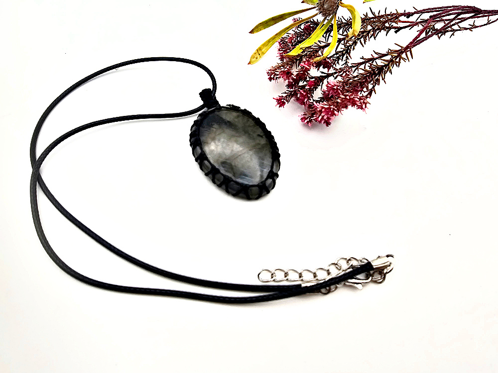 Labradorite Braided Necklace Labradorite Braided Necklace - Image 2