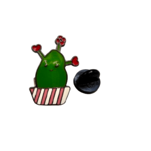 Hello Indigo Halo Online Store Love Cactus Pin Badge