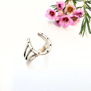 Lucky Horse Shoe Ring (W/Brass)