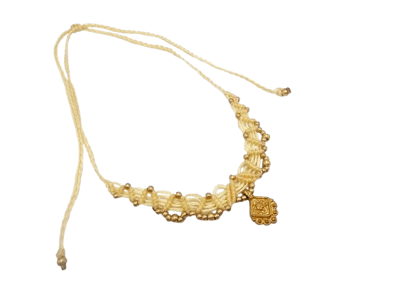 Macrame Necklace – Wild Honey Macrame Necklace