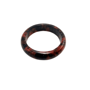 Hello Indigo Halo Online Store Mahogany Obsidian Band Ring