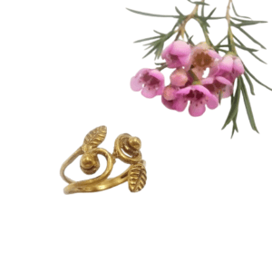 Midnight Vines Ring (W/Brass)