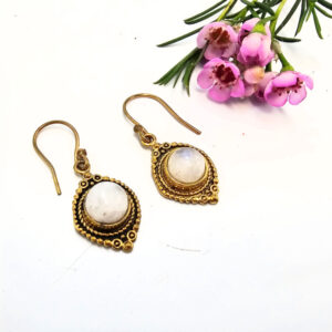 Moonstone New Age Earrings