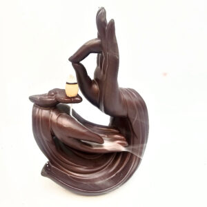 Mudra Hands Backflow Incense Burner (20cm)