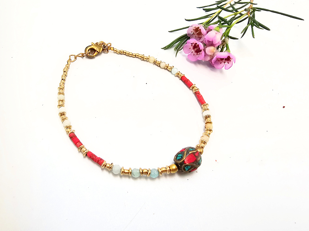 Nepali Bangle - Red Nepali Bangle