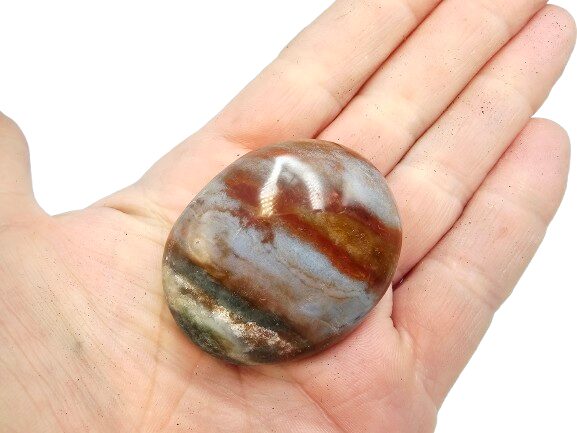 Ocean Jasper Palm Stone A (52g) Ocean Jasper Palm Stone A (52g)