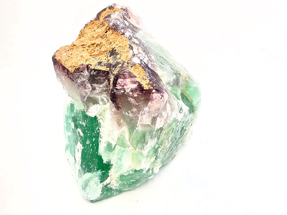 Rainbow Fluorite Rough Chunk A (794g) Rainbow Fluorite Rough Chunk A (794g) - Image 2