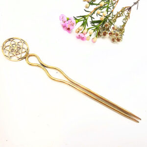 Hello Indigo Halo Online Store Seed of Life Hair Pin