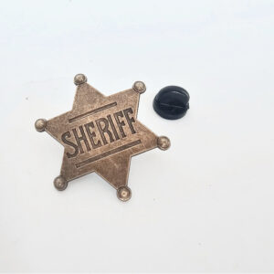 Sherriff Pin Badge