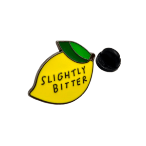 Slightly Bitter Lemon Pin Badge