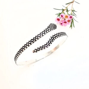 Snake Shadow Bangle (W/Brass)