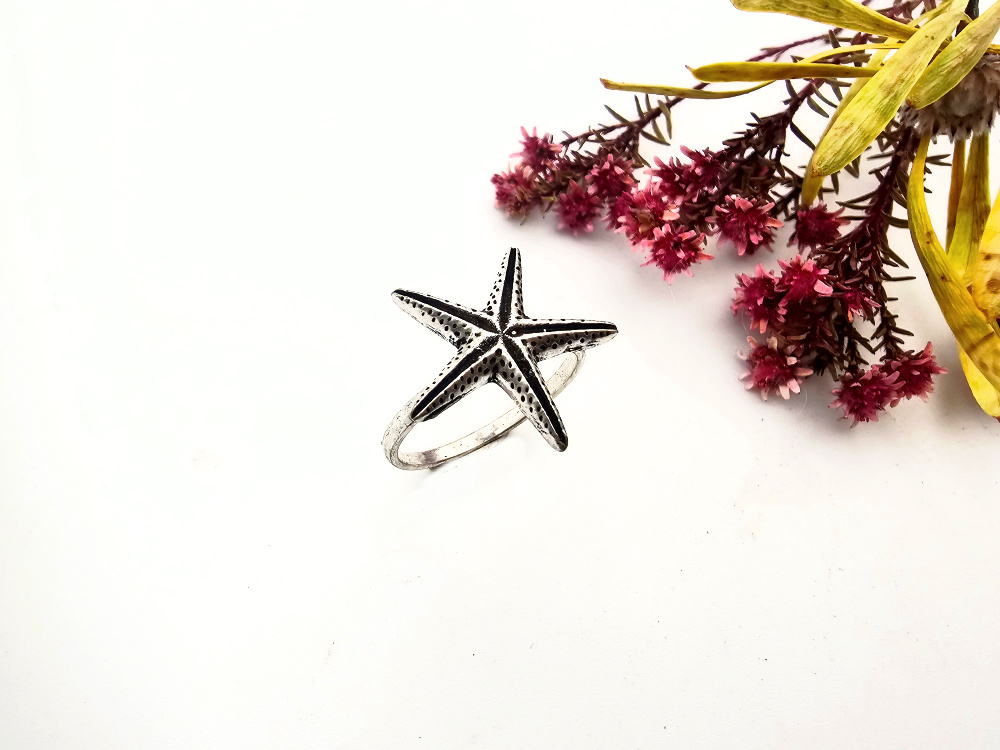 Starfish Ring (W/Brass) Starfish Ring (W/Brass)