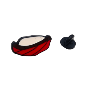 Sushi Red Pin Badge