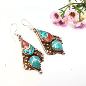 Hello Indigo Halo Online Store Tibetan Earrings – Hidden Passage