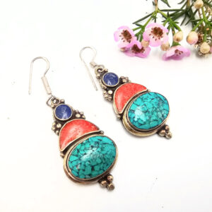 Hello Indigo Halo Online Store Tibetan Earrings