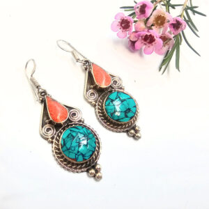 Tibetan Earrings – Spirit Lantern