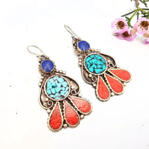 Hello Indigo Halo Online Store Tibetan Earrings
