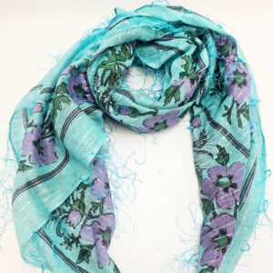 Vintage Indian Cotton Scarf