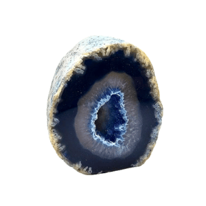 Agate Geode Freeform Standing (Blue) B 242g