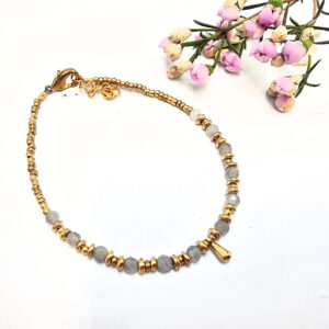 Brass Bead Bangle