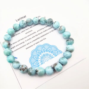 Larimar Bangle (8mm)