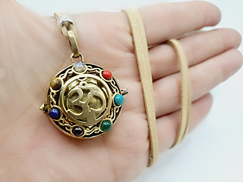 Harmony Bell Necklace OM Chakra (Brass) Harmony Bell Necklace OM Chakra (Brass)