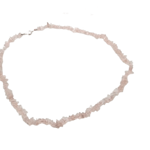 Hello Indigo Halo Online Store Rose Quartz Chips Choker Necklace