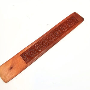 Chakra Incense Holder Flat Wooden