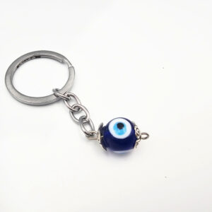 Evil Eye Round Keyring